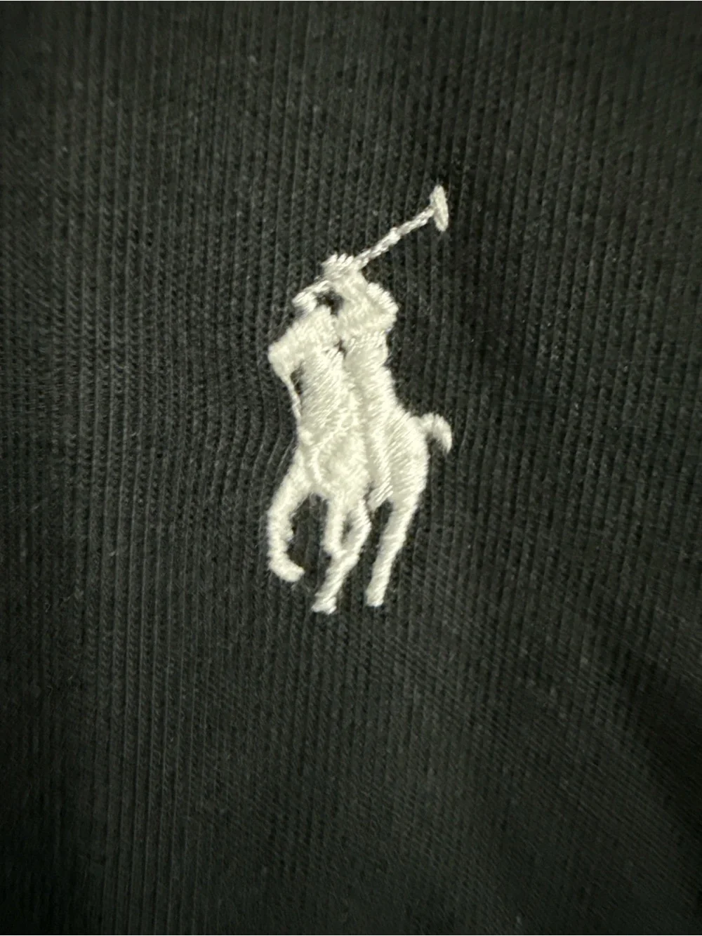 Athleisure Minimalist Drip Polo by Ralph Lauren Black Full-Zip Hooded Sweatshirt